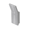 Handdoekhaak Haceka Aline Brushed 8,7x3,6 cm Aluminium Geborsteld Zilver