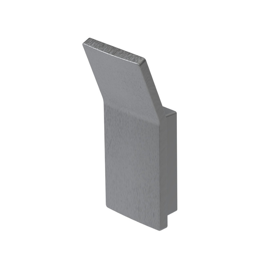 Handdoekhaak Haceka Aline Grey 3,6x8,7 cm Aluminium Mat Grijs