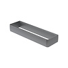 Handdoekring Haceka Aline Grey 25,9x3,5 cm Aluminium Mat Grijs