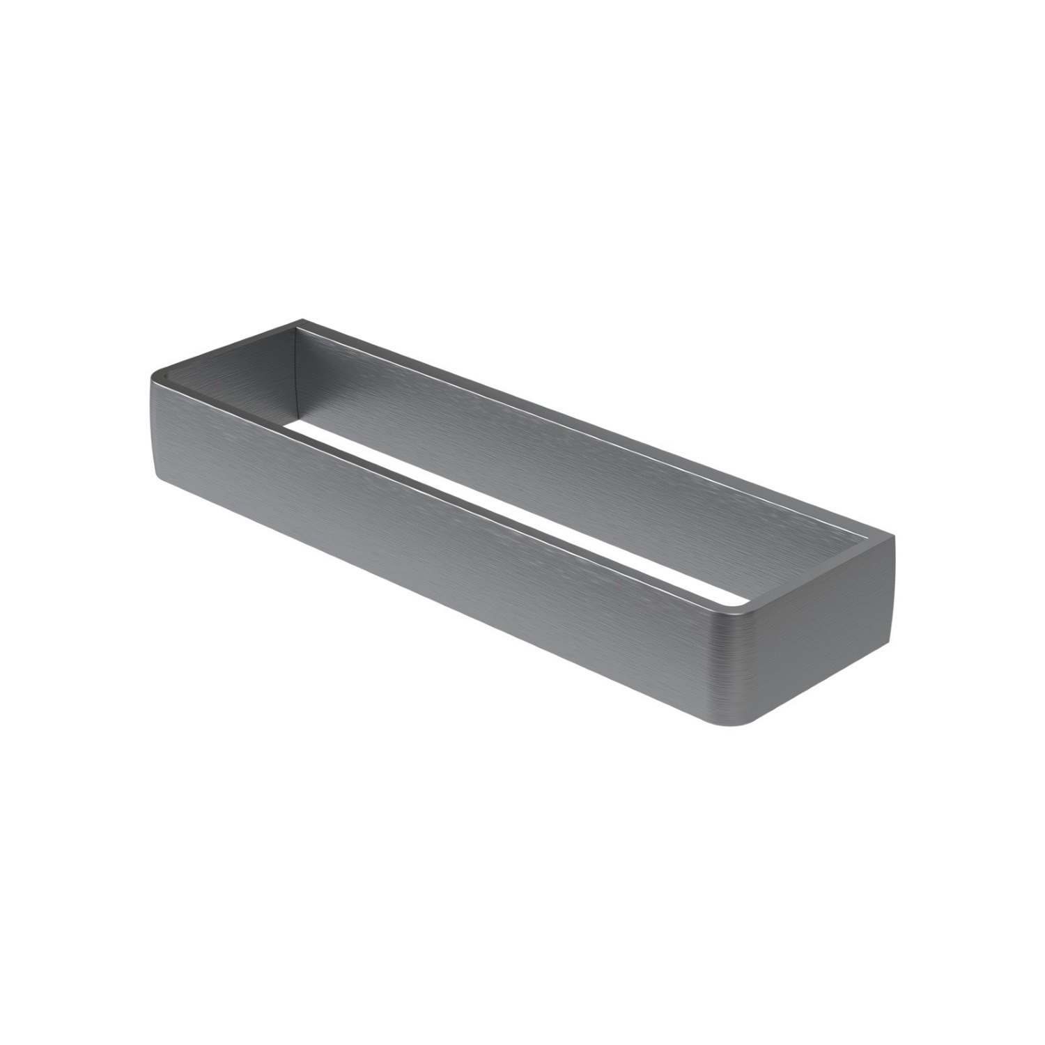 Handdoekring Haceka Aline Grey 25,9x3,5 cm Aluminium Mat Grijs Haceka