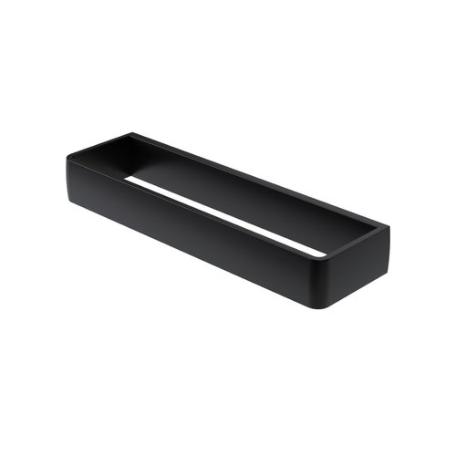 Handdoekring Haceka Aline Black 25,9x3,5 cm Aluminium Mat Zwart 