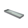 Planchet Haceka Aline Grey 46x3,5 cm Aluminium Mat Grijs