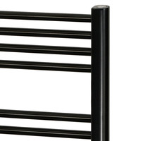 Designradiator Haceka Gobi Adoria 59x111 cm Zwart 6-Punts Aansluiting (565 Watt)