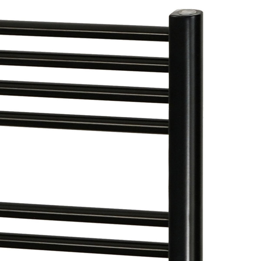 Designradiator Haceka Gobi Adoria 59x162,4 cm Zwart 6-Punts Aansluiting (829 Watt)