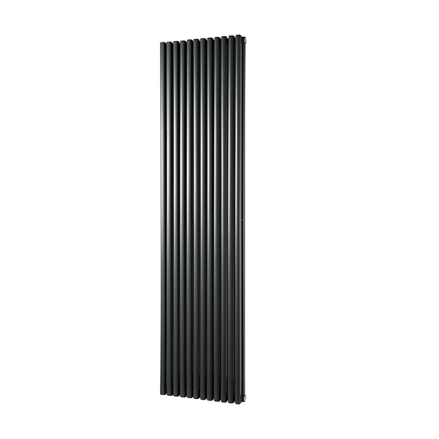 Designradiator Haceka Mojave Adoria 46x184 cm Antraciet 6-Punts Aansluiting Haceka