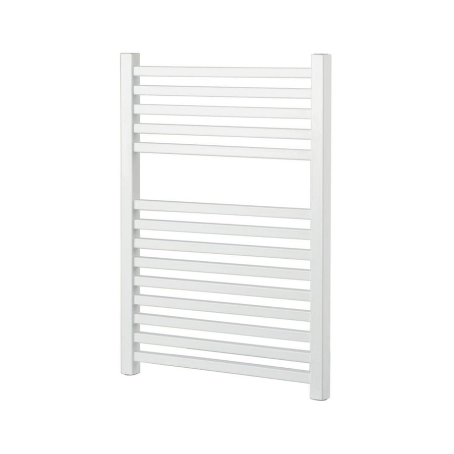 NIET MEER LEVERBAAR Designradiator Haceka Gita 50x69 cm Wit 4-Punts Aansluiting (317 Watt)