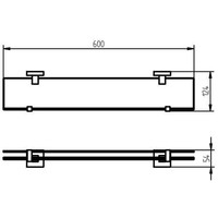 Planchet Haceka Mezzo Chroom Glas