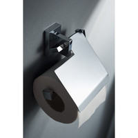 Toiletrolhouder Haceka Edge met Klep Chroom