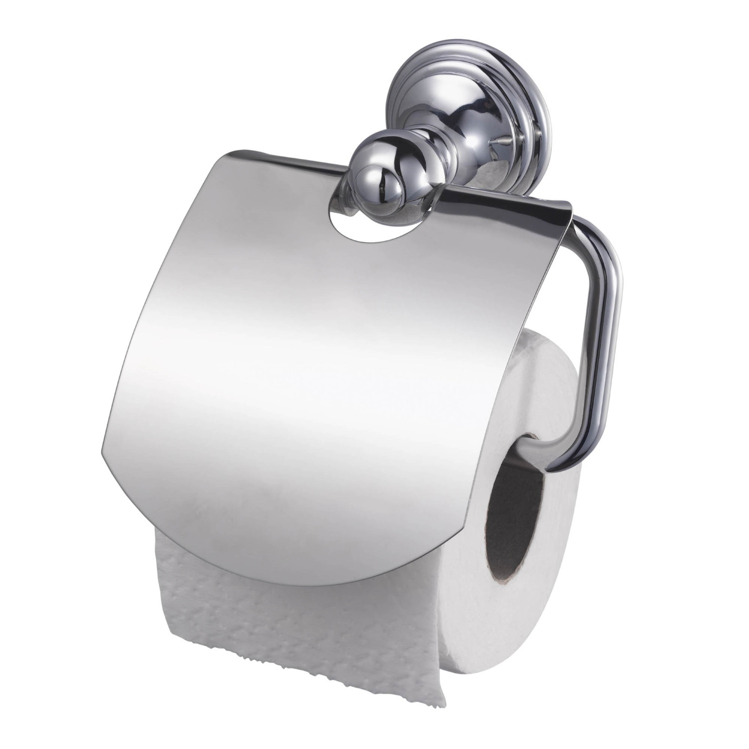 Toiletrolhouder Haceka Allure met Klep Chroom Haceka