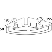 Hoekkorf Tiger Boston Klein RVS Glans