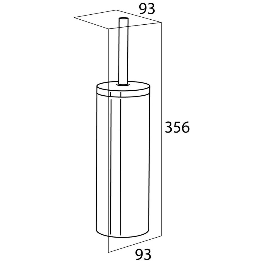 Toiletborstelset Vrijstaand Tiger Boston RVS
