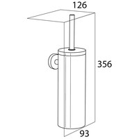 Toiletborstelhouder Tiger Boston RVS Glans