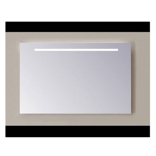 Spiegel Sanicare Q-mirrors Zonder Omlijsting 60 x 60 cm Warm White LED PP Geslepen 