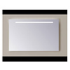 Sanicare Spiegel Sanicare Q-mirrors Zonder Omlijsting 60 x 65 cm Warm White LED PP Geslepen