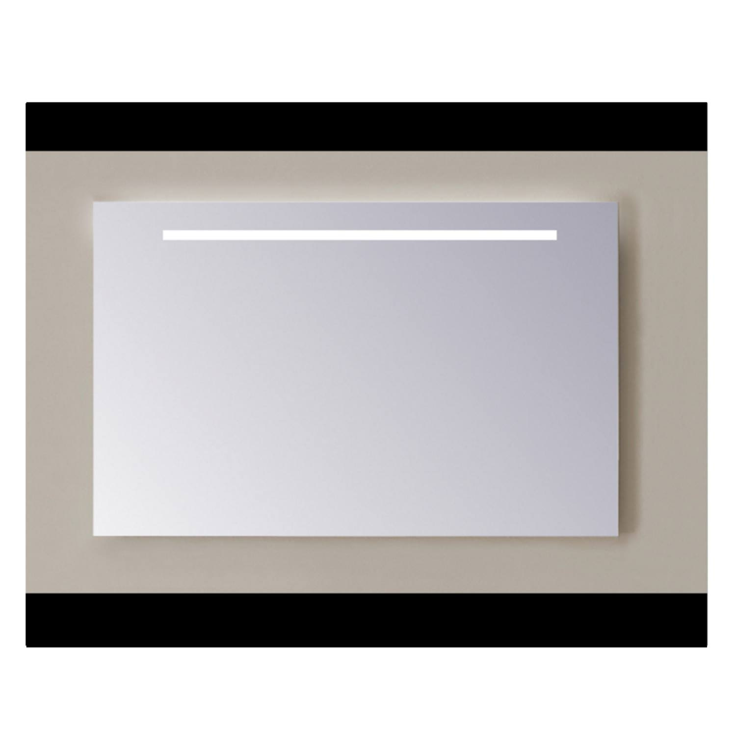 Spiegel Sanicare Q-mirrors Zonder Omlijsting 60 x 70 cm Warm White LED PP Geslepen Sanicare