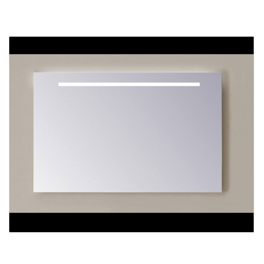 Spiegel Sanicare Q-mirrors Zonder Omlijsting 60 x 75 cm Warm White LED PP Geslepen