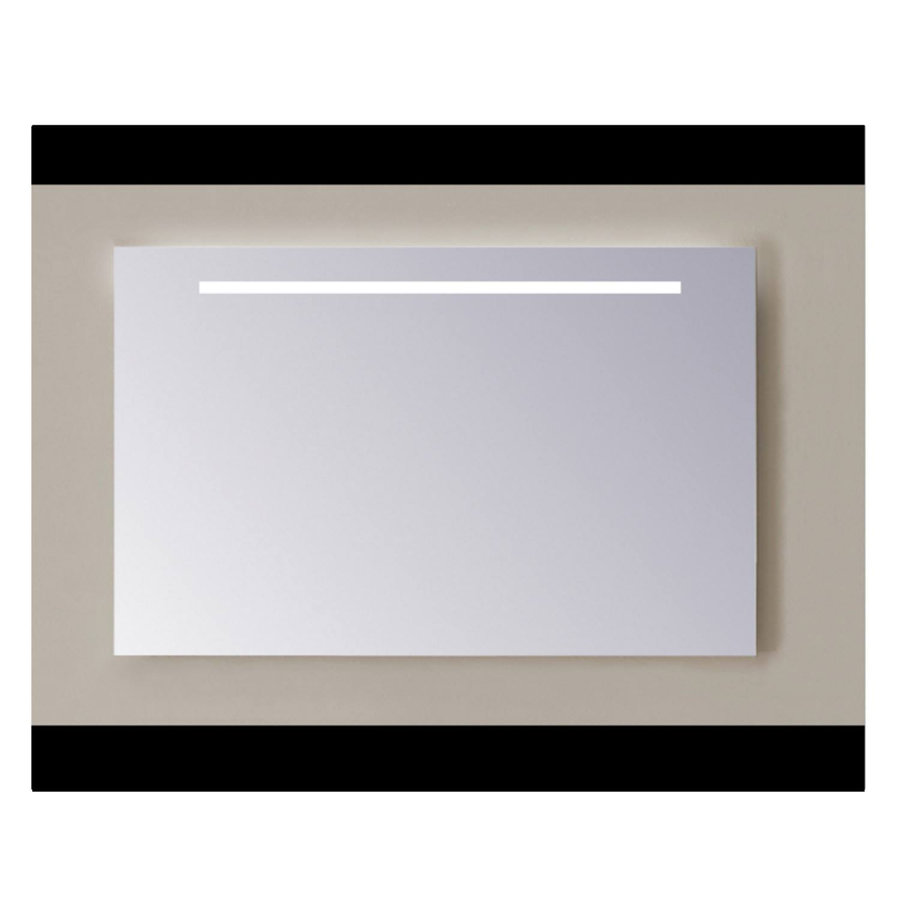 Spiegel Sanicare Q-mirrors Zonder Omlijsting 60 x 90 cm Warm White LED PP Geslepen