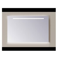 Spiegel Sanicare Q-mirrors 60 x 65 cm Warm White LED Ambi Licht Onder PP Geslepen