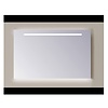 Sanicare Spiegel Sanicare Q-mirrors 60 x 70 cm Warm White LED Ambi Licht Onder PP Geslepen