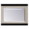 Sanicare Spiegel Sanicare Q-mirrors 60 x 80 cm Cold White LED Ambi Licht Onder PP Geslepen