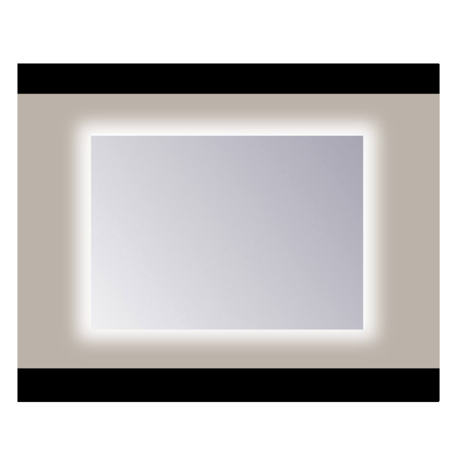 Spiegel Sanicare Q-mirrors Zonder Omlijsting 60 x 60 cm Rondom Cold White LED PP Geslepen Sanicare