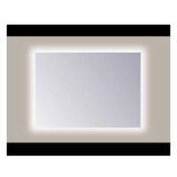 Spiegel Sanicare Q-mirrors Zonder Omlijsting 60 x 65 cm Rondom Cold White LED PP Geslepen