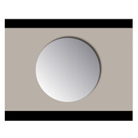 Spiegel Rond Sanicare Q-mirrors Zonder Omlijsting 65 cm PP Geslepen