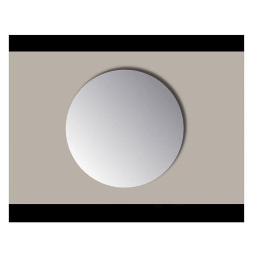 Spiegel Rond Sanicare Q-mirrors Zonder Omlijsting 80 cm PP Geslepen 