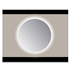 Sanicare Spiegel Rond Sanicare Q 50 cm Ambi Warm White LED PP Geslepen (Zonder Sensor)