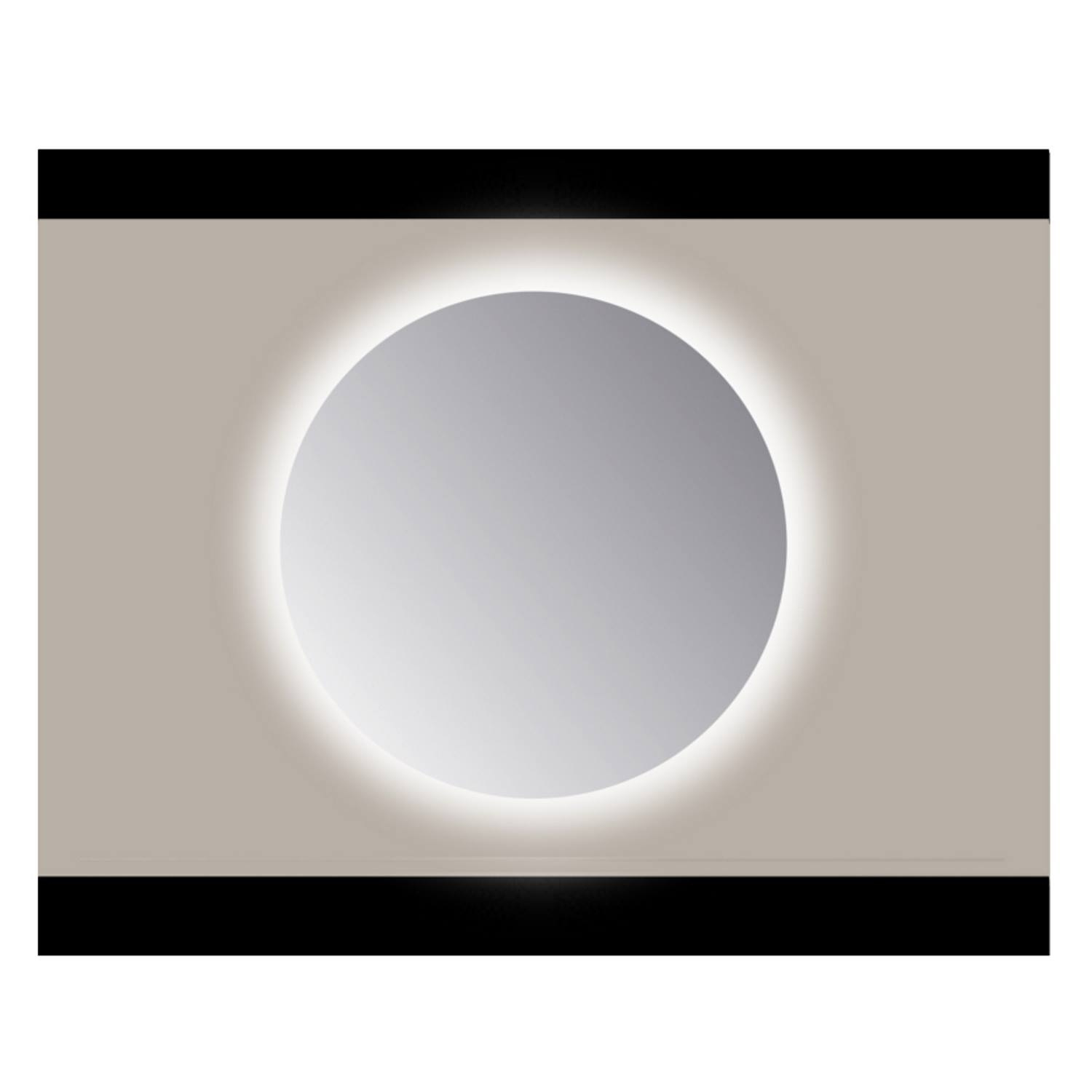 Spiegel Rond Sanicare Q 85 cm Ambi Warm White LED PP Geslepen Sanicare