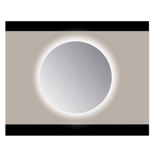 Spiegel Rond Sanicare Q 90 cm Ambi Warm White LED PP Geslepen (Zonder Sensor) 