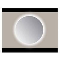 Spiegel Rond Sanicare Q 80 cm Ambi Cold White LED PP Geslepen (Zonder Sensor)
