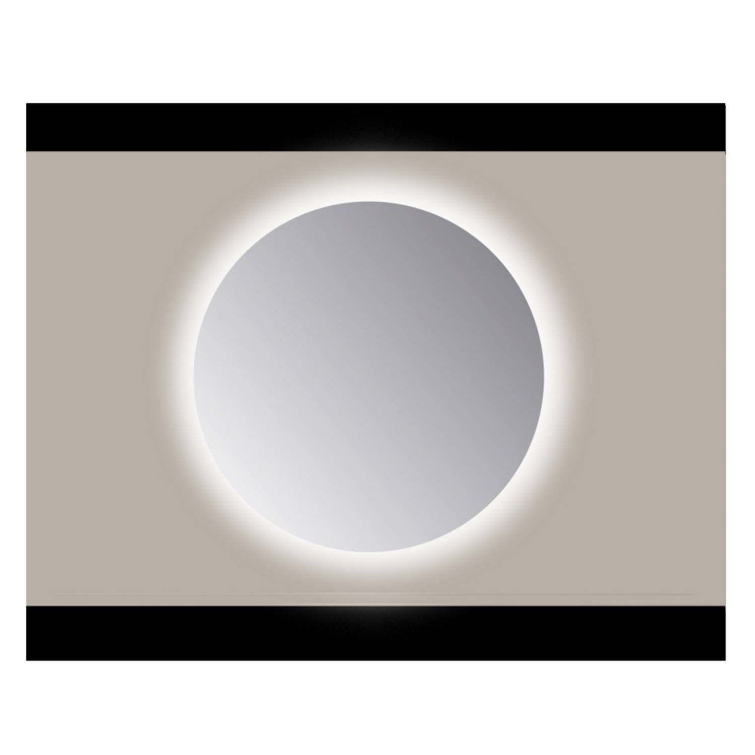 Spiegel Rond Sanicare Q 60 cm Ambi Warm White LED PP Geslepen Sanicare