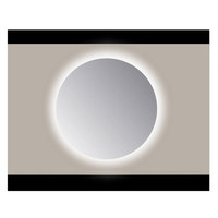 Spiegel Rond Sanicare Q 85 cm Ambi Cold White LED PP Geslepen (Met Sensor)