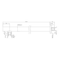 Thermostatische Inbouw Regendouche Set Wiesbaden Type 2 Wandarm 20 cm Rond