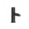 Wastafelmengkraan Tres Project 1-Knops Bidet Uitloop Recht 8 cm Rond Mat Zwart