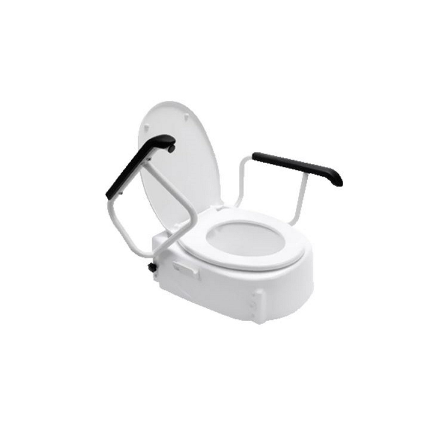 Toiletverhoger Handicare Linido met Deksel en Armleuningen Universeel 10 cm Wit Handicare