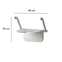 Douchezitting Etac Relax met Armsteunen 40x45 cm voor Muurbevestiging Kunststof Wit