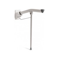 Toiletarmsteun Etac Rex Opklapbaar met Steunpoot 70 cm Wit (draagvermogen tot 150 kg)