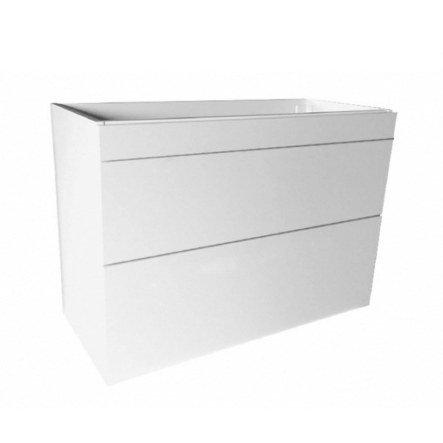 Onderkast Best Design Beauty Greeploos 80 cm Glanzend Wit