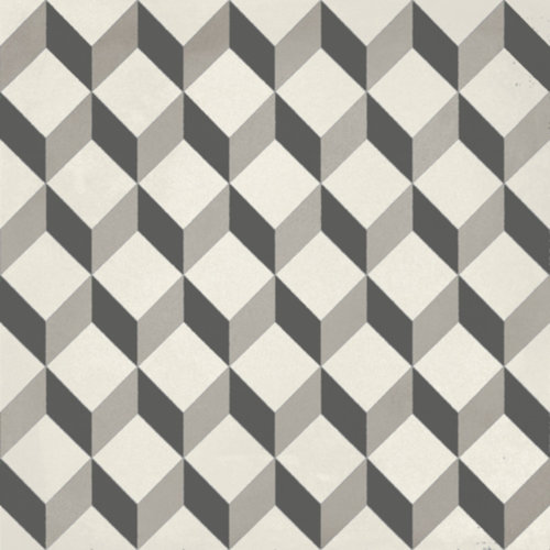 Portugese Vloertegel Jos Hidro Upside Black 19.7x19.7 cm (prijs per m2) 