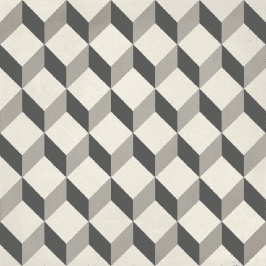 Portugese Vloertegel Jos Hidro Upside Black 19.7x19.7 cm (prijs per m2)