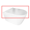 Boss & Wessing Toiletzitting Boss & Wessing Plana Slim Glans Wit