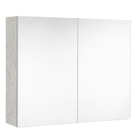 Spiegelkast Allibert Look Stopcontact VDE 80x65x18 cm Licht Beton