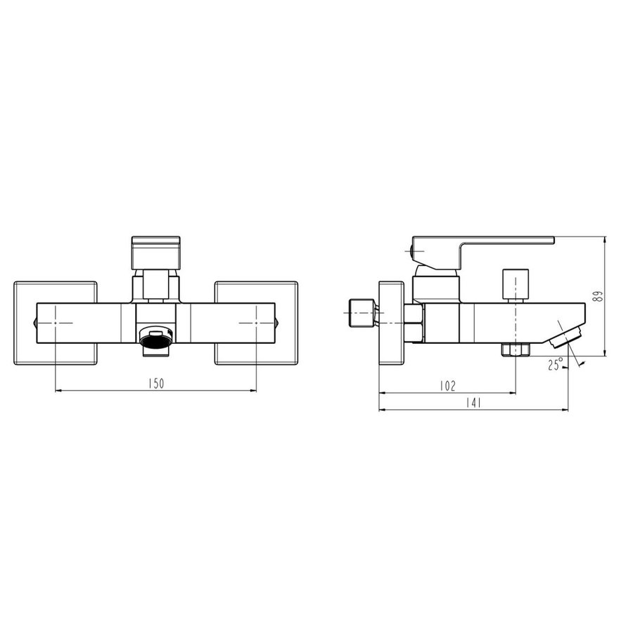 Badmengkraan Schutte Tokyo II Chroom