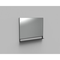 Badkamermeubelset Industrieel AQS Frame Hangend 100 Mat Zwart Aluminium (zonder kraangat)