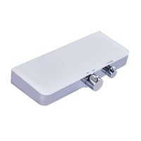 Thermostatische Douchemengkraan Schutte Ocean met Planchet Chroom Wit