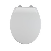 Toiletzitting Allibert Mila Afklikbaar 37,2x5,2x45 cm Soft-Close Kunststof Wit