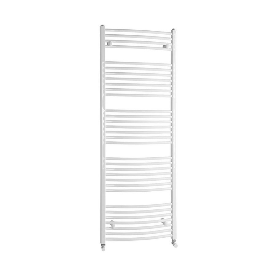 Handdoekradiator Sapho Aqualine Radiators Gebogen 170x75 cm Wit