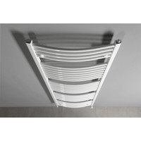 Handdoekradiator Sapho Aqualine Radiators Gebogen 170x75 cm Wit